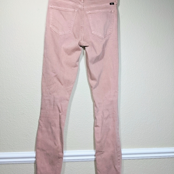 Lucky Brand Ava Mid Rise Skinny w Raw Hem in Step Fray Pinwheels NWOT - Picture 3 of 8